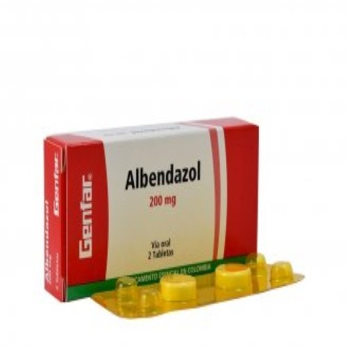 Albendazol 200 Mg 2 Tabletas Gf – Tu Droguería en Línea