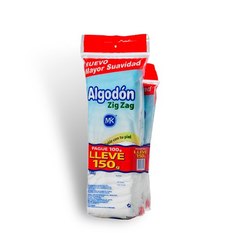 Algodon Zig Zag Mk Pg 100 Ll 150