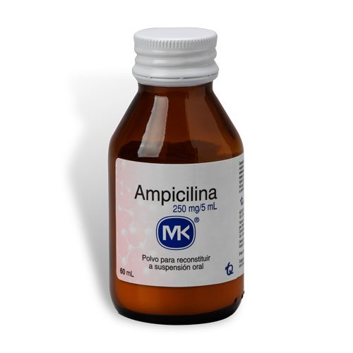 Ampicilina 250 Mg Suspension 60 Ml Mk
