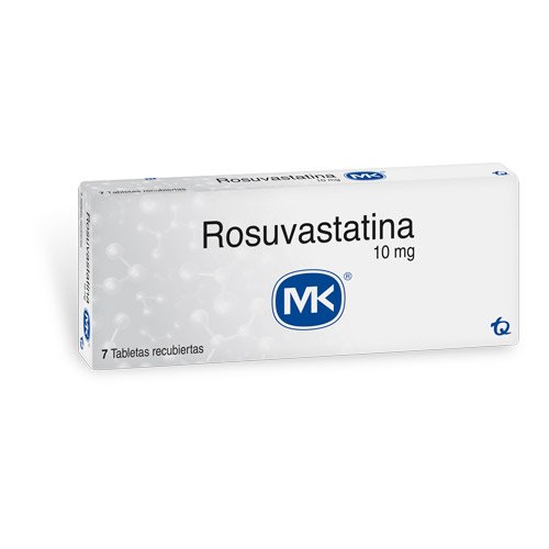 Rosuvastatina 10 Mg 7 Tabletas Mk