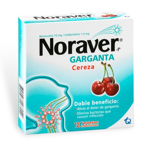 Noraver Cereza 12 Pastillas