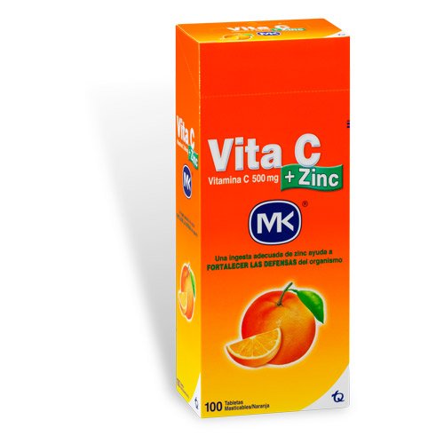 Vitamina Vita C+Zinc Nar Mast 100 Tbs Mk