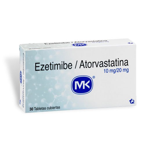 Ezetimibe 10 Mg Atorvast.20 Mg 30 Tbs Mk