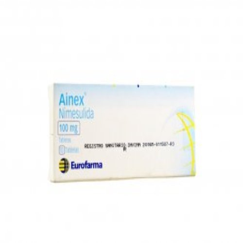 Ainex 100 Mg 10 Tabletas (3%+)(Pae)