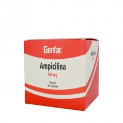 Ampicilina 500 Mg 100 Capsulas Gf