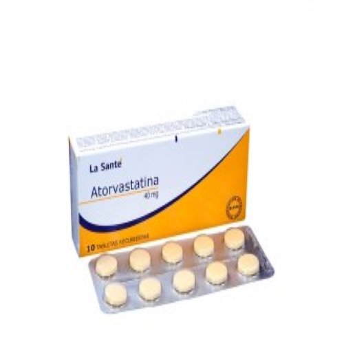 Atorvastatina 40 Mg 10 Tabletas Ls
