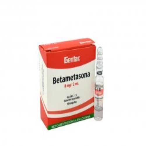 Betametasona 8 Mg 2 Ml 10 Ampollas Gf