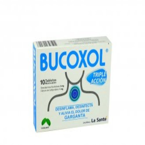 Bucoxol Triple Accion Coolmint 10 Tbs