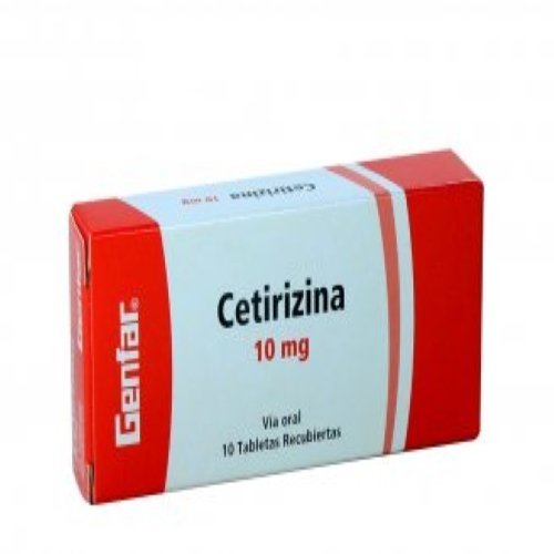 Cetirizina 10 Mg 10 Tabletas Gf – Tu Droguería En Línea