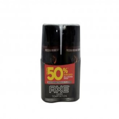 2 Desodorante Axe Body Spr.Dark Tempt.150Ml P.E