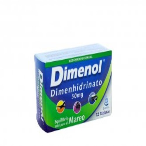 Dimenol 50 Mg 72 Tabletas