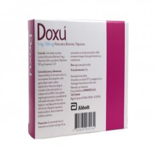 Doxu 5/250Mg 10 Tabletas(3%+)