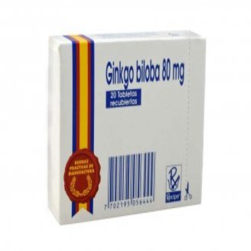 Ginkgo Biloba 80 Mg 20 Tabletas Rc