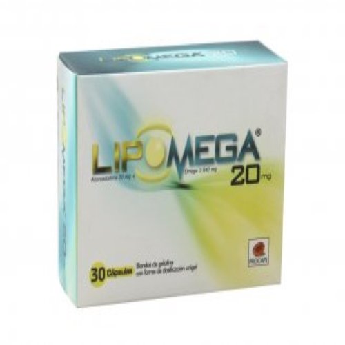 Lipomega 20 Mg 30 Capsulas (3%+)(Pae)