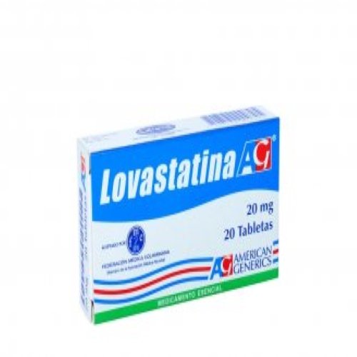 Lovastatina 20 Mg 20 Tabletas Ag