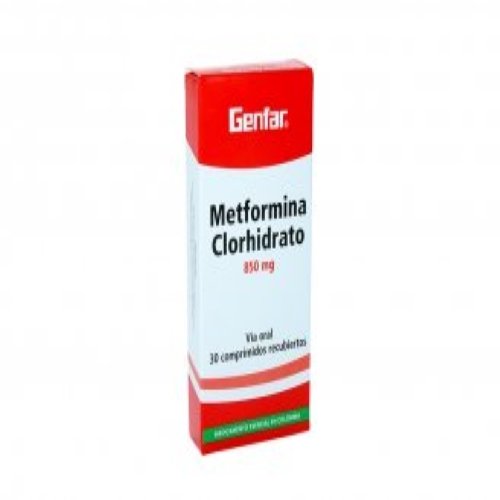 Metformina 850 Mg 30 Tabletas W