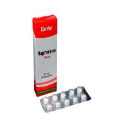 Naproxeno 250 Mg 10 Capsulas Gf