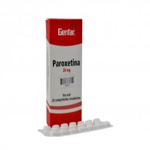 Paroxetina 20 Mg 20 Tabletas W