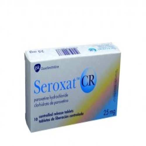 Seroxat Cr 25 Mg 10 Tabletas (3%+)(Pae)