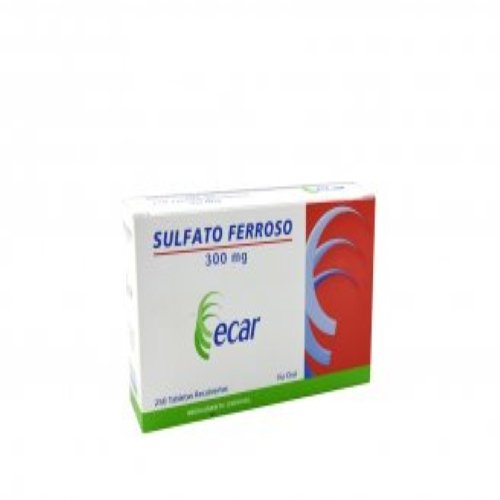 Sulfato Ferroso 300 Mg 250 Tabletas Ec