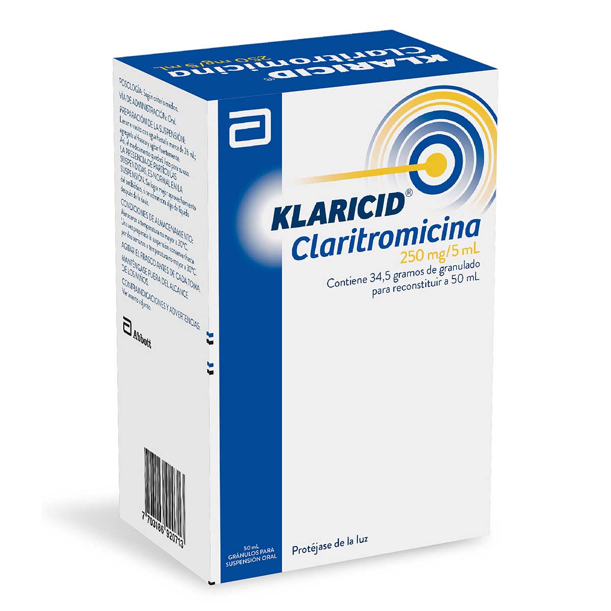 KLARICID 250 MG SUSP.50 ML