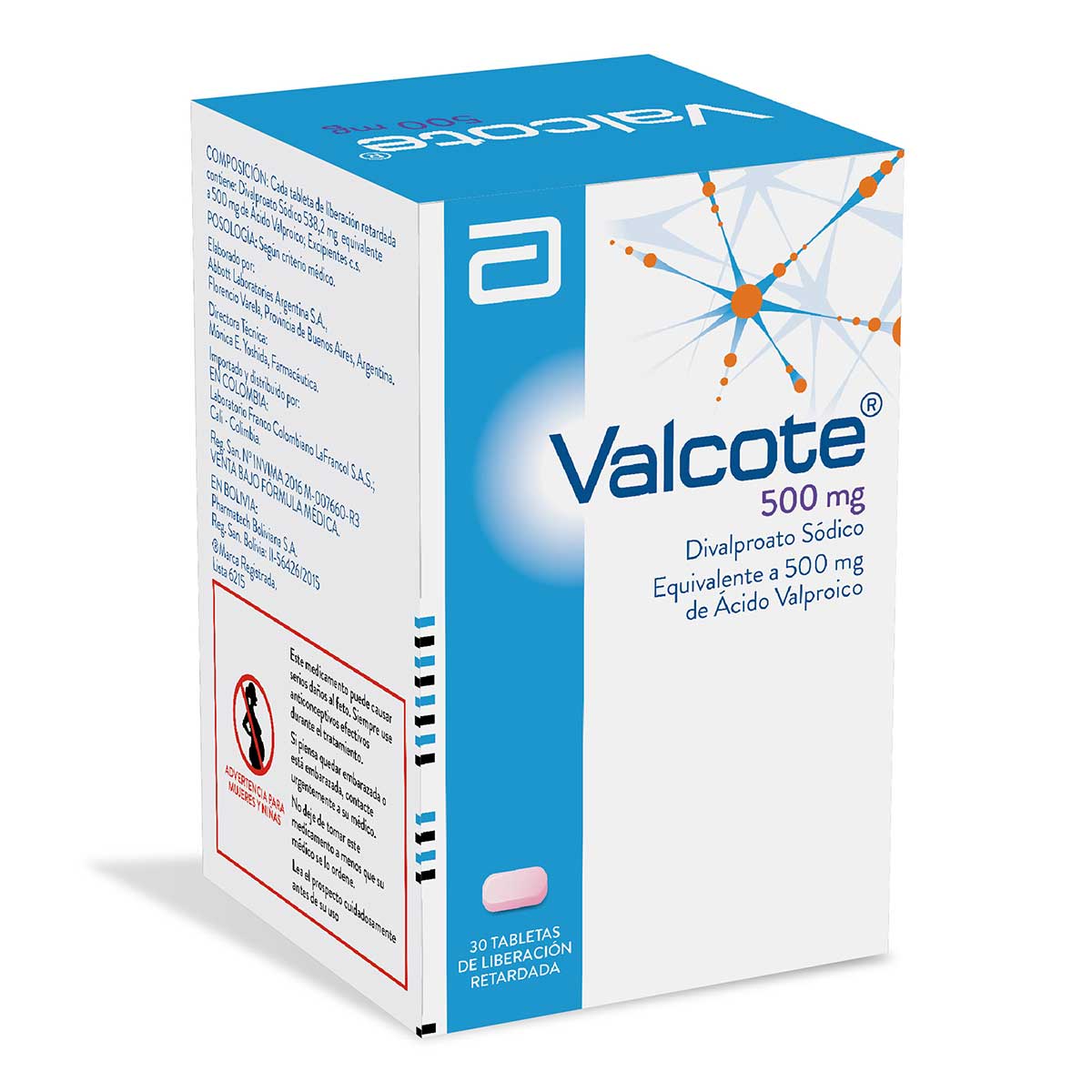 VALCOTE 500 MG 30 T73200
