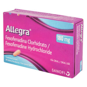 ALLEGRA 180 MG 10 TABLETAS