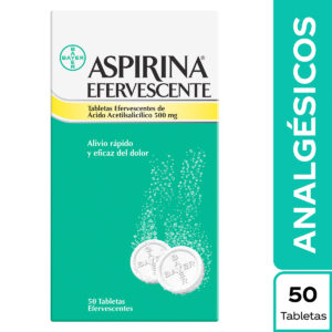 ASPIRINA EFERVESCENTE 500 MG 50 TABLETAS