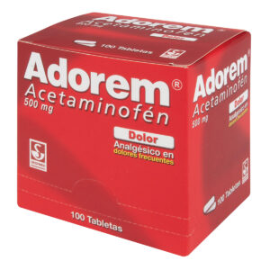 ADOREM 500 MG 100 TBS