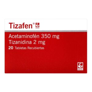 TIZAFEN 350/2MG 20 TABLETAS