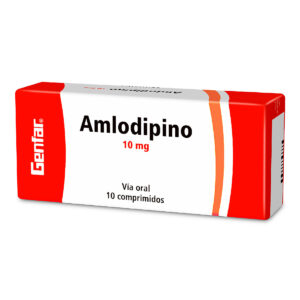 AMLODIPINO 10 MG 10 TABLETAS GF
