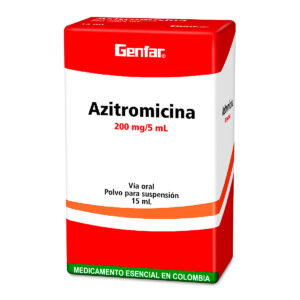 AZITROMICINA 200 MG SUSPENSION 15 ML GF