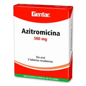 AZITROMICINA 500 MG 3 TABLETAS GF