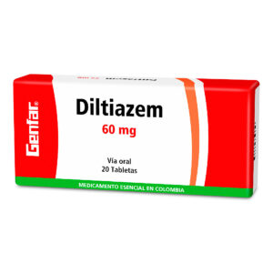 DILTIAZEM 60 MG 20 TABLETAS GF