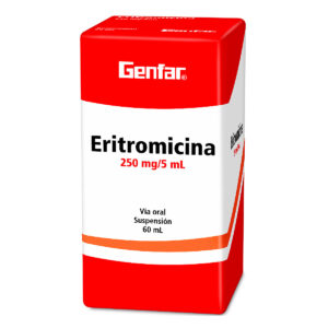 ERITROMICINA 250 MG SUSPENSI 60 ML GF