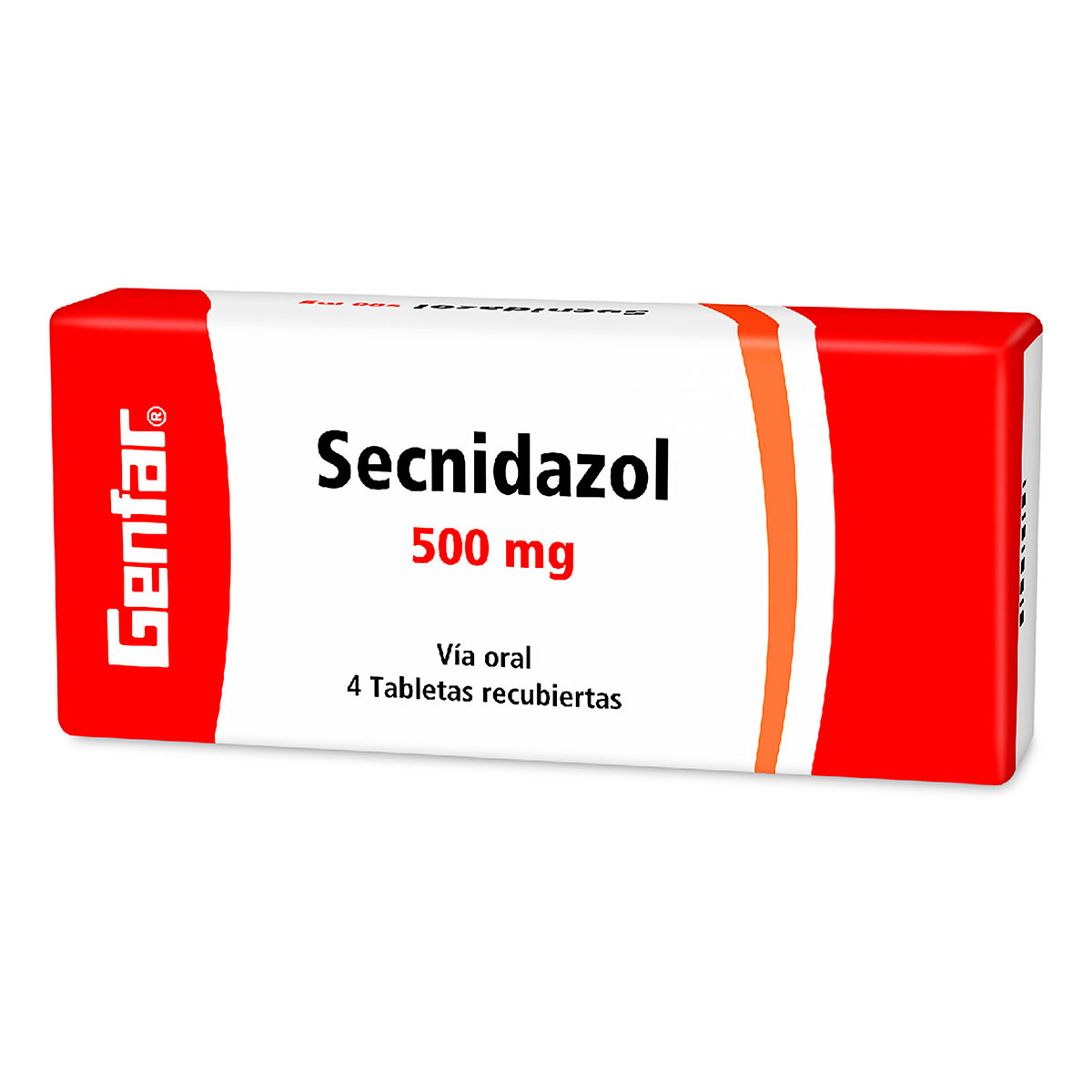 SECNIDAZOL 500 MG 4 TABLETAS GF