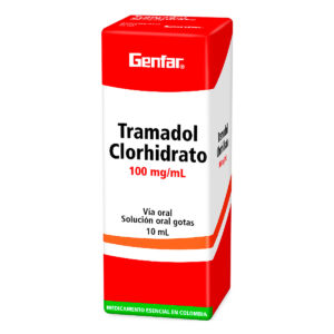 TRAMADOL 100 MG GOTAS 10 ML GF