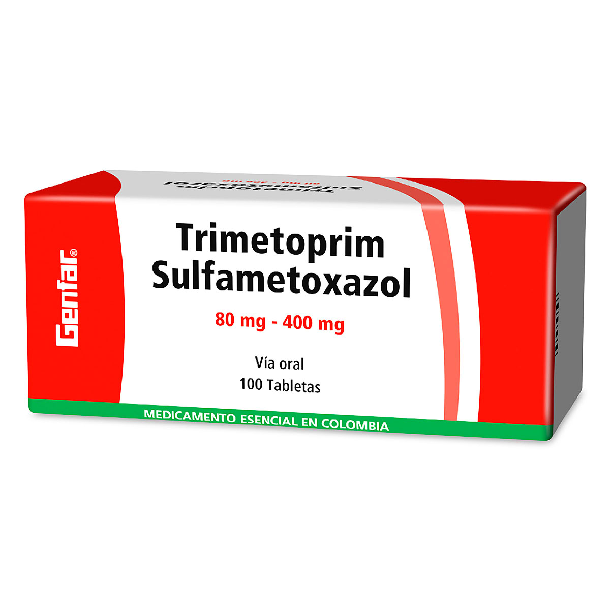 TRIMETOPRIM SULFA 80-400 100 TABLETAS GF