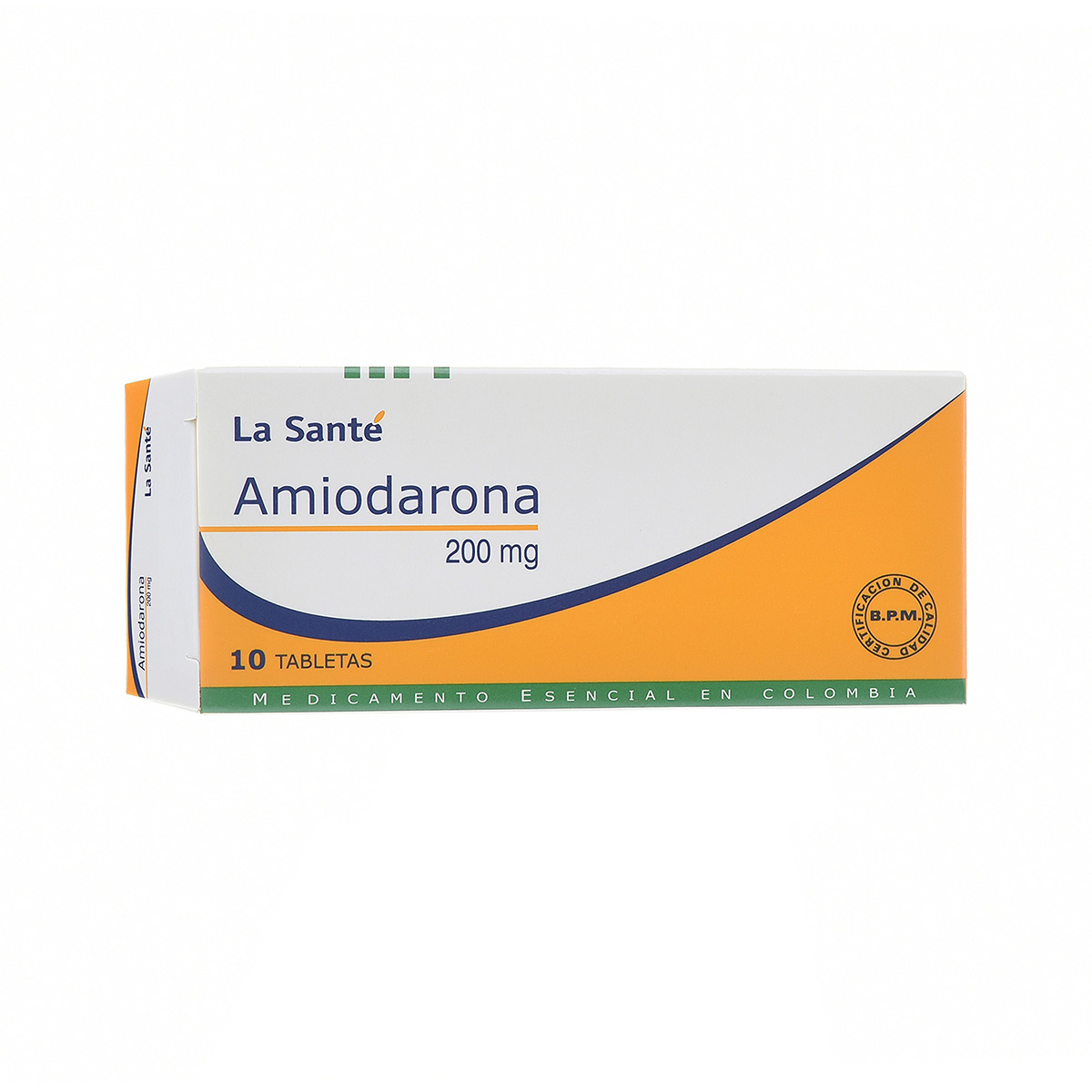 AMIODARONA 200 MG 10 TABLETAS LS