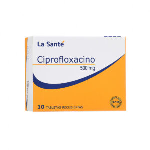 CIPROFLOXACINA 500 MG 10 TABLETAS LS