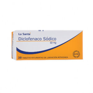 DICLOFENACO 50 MG 20 TABLETAS LS