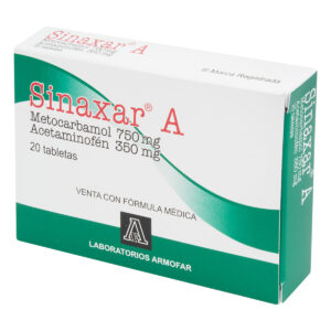 SINAXAR A 20 TABLETAS