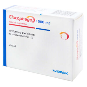 GLUCOPHAGE 1000 MG 30 TBS
