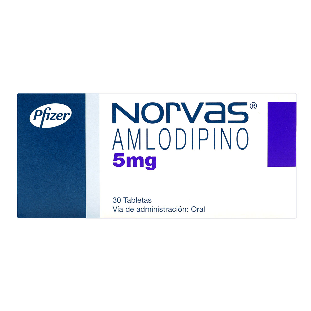 NORVAS 5 MG 30 TBS