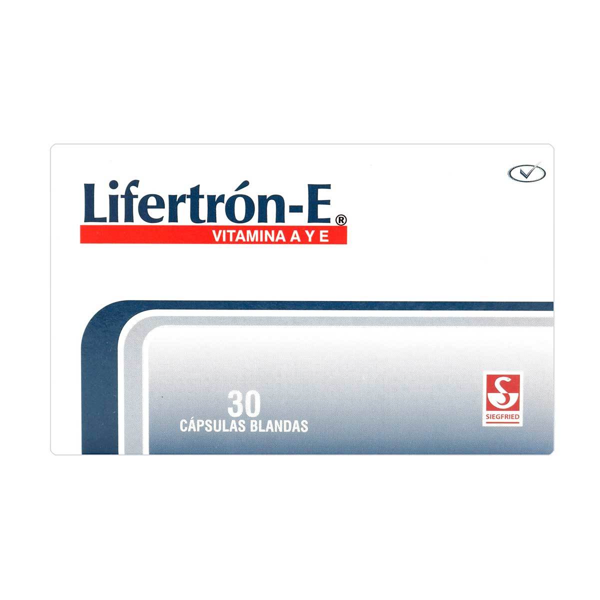 LIFERTRON E 30 CAPSULAS