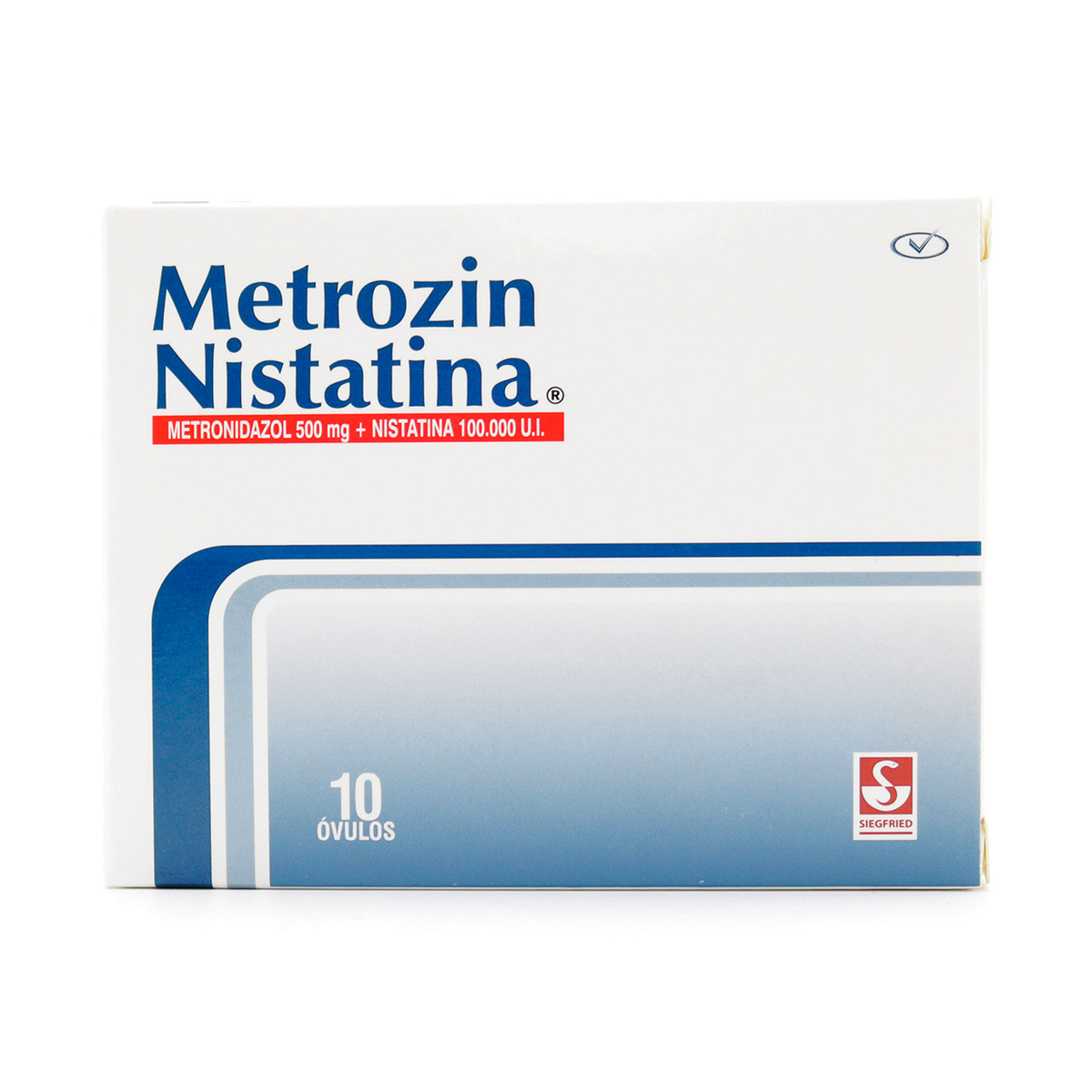 METROZIN NISTATINA 500 MG 10 OVULOS