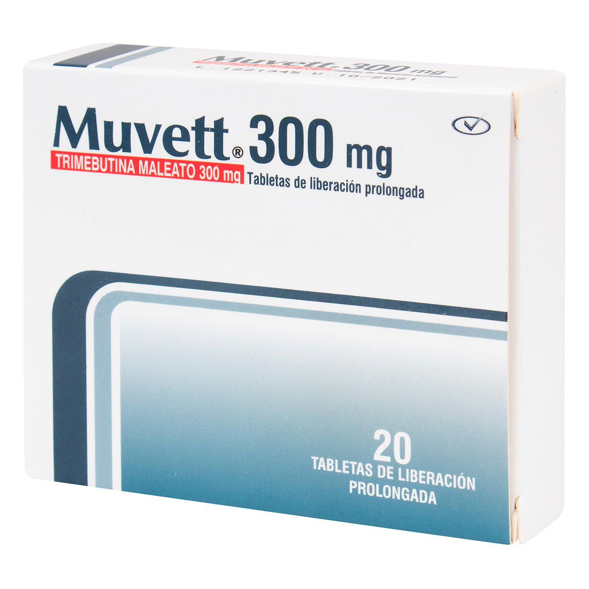 MUVETT 300 MG 20 TABLETAS