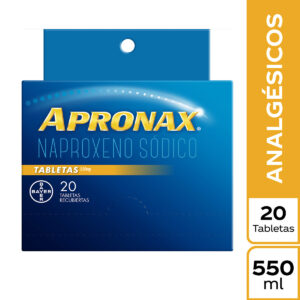 APRONAX 550 MG 20 TABLETAS