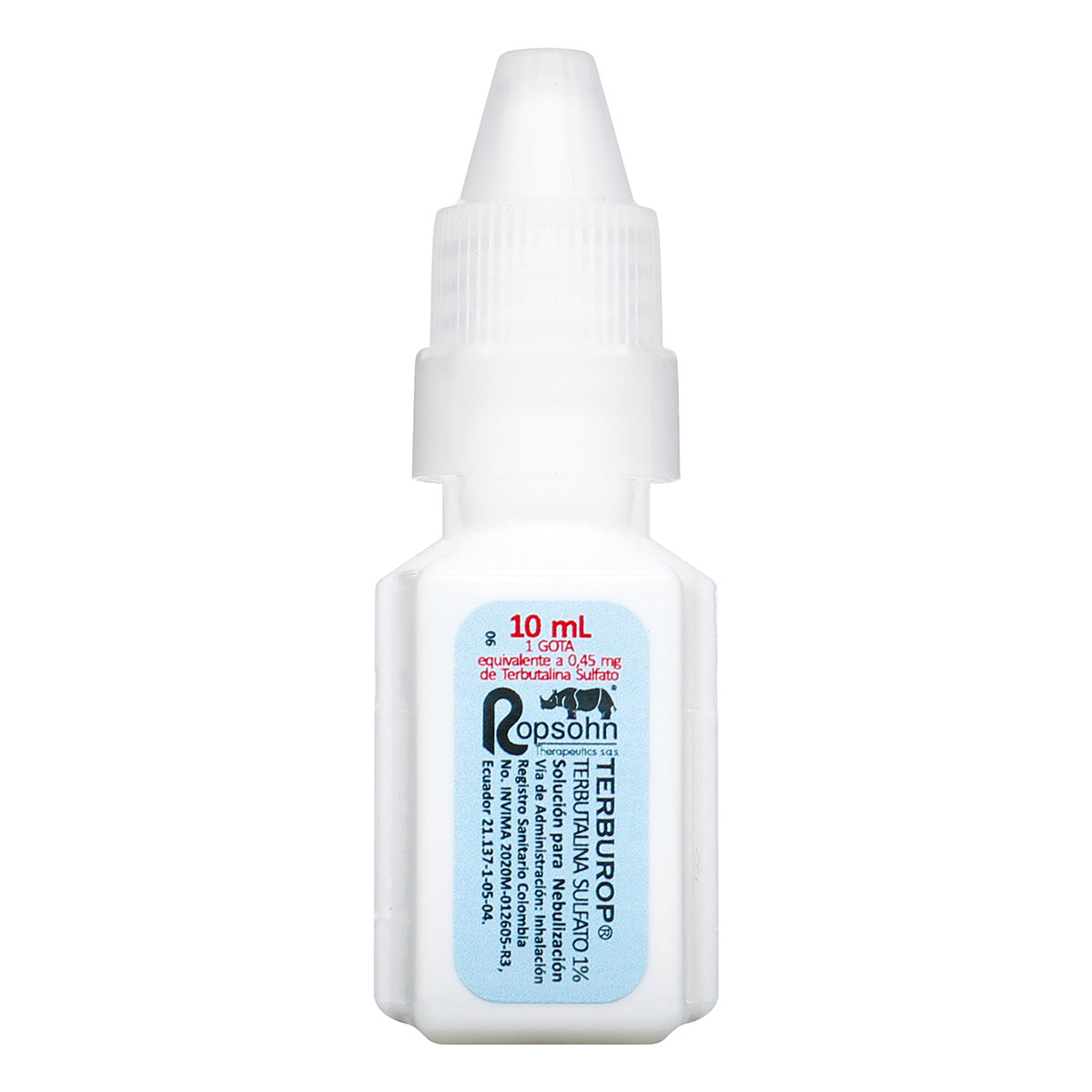 TERBUROP SOLUCION 10 ML