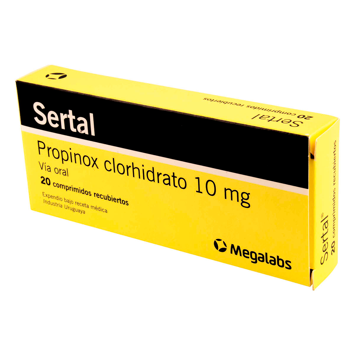 SERTAL 10 MG 20 GRAGEAS